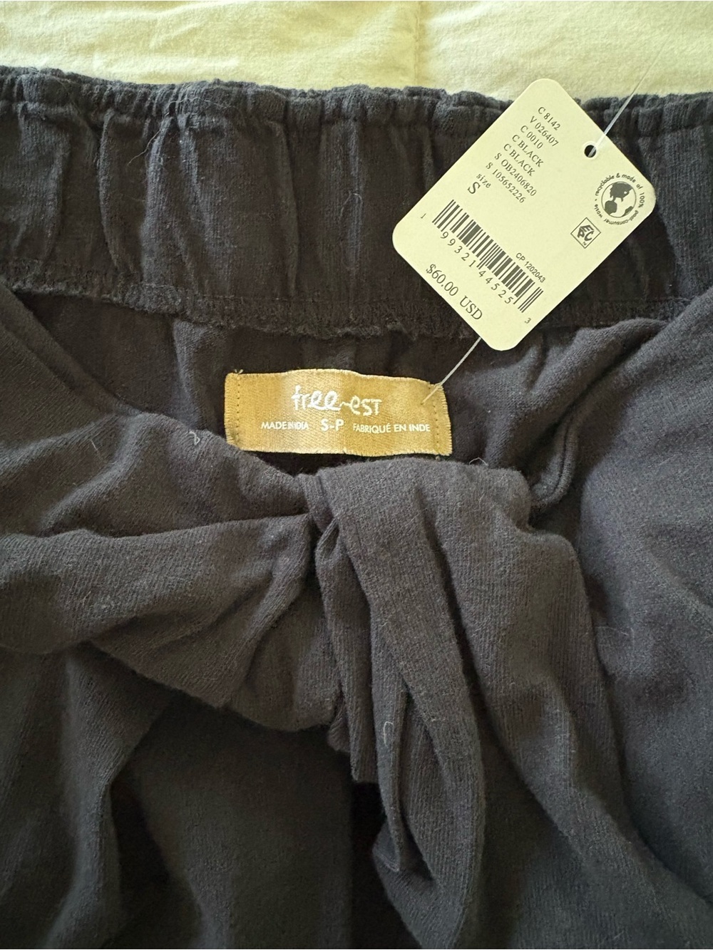 Free People Sarong Pants in Black - Picture 3 of 4